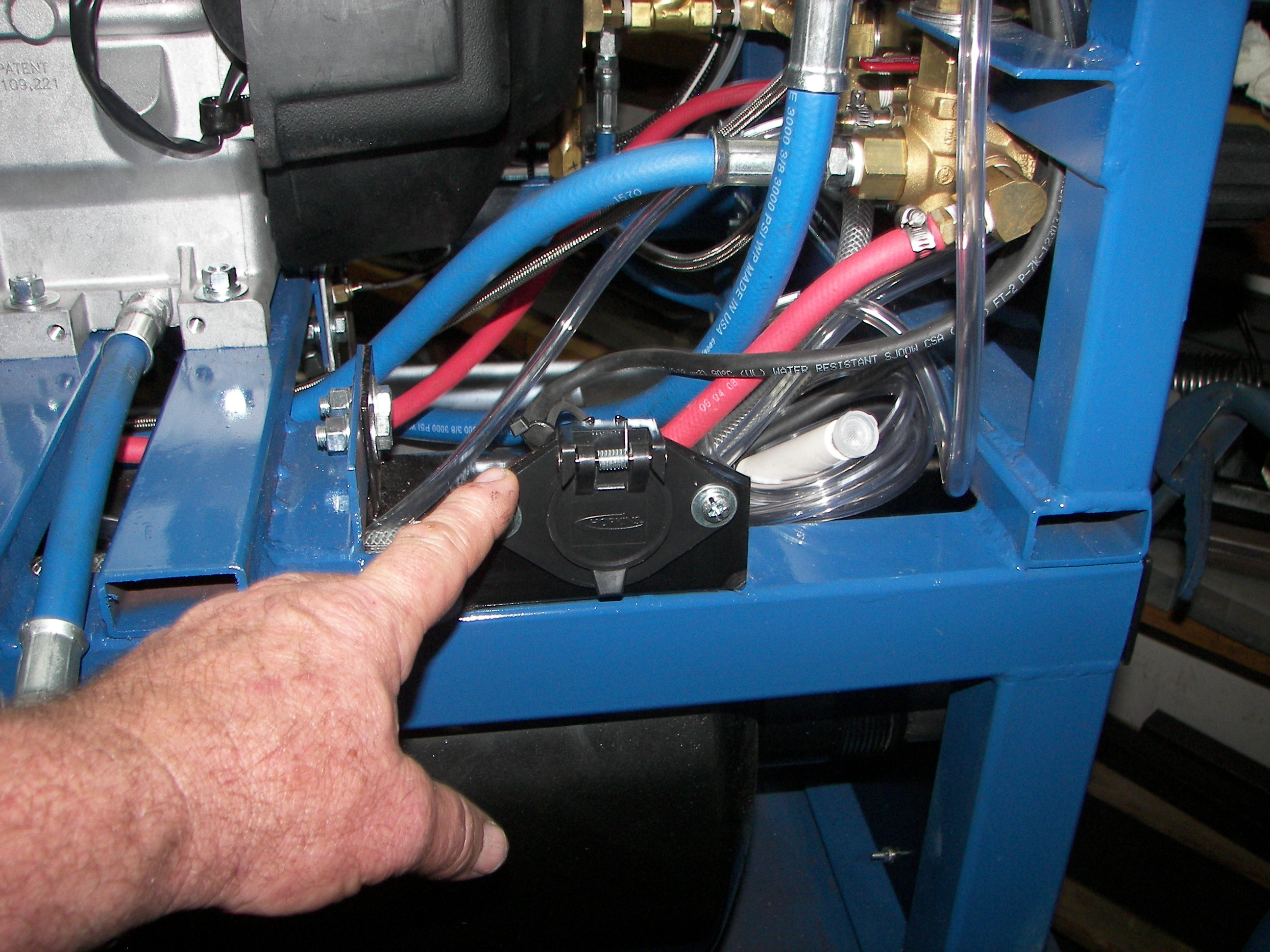 Blue Baron Model 47 XL Truck Mount Carpet & Tile Cleaning Machine